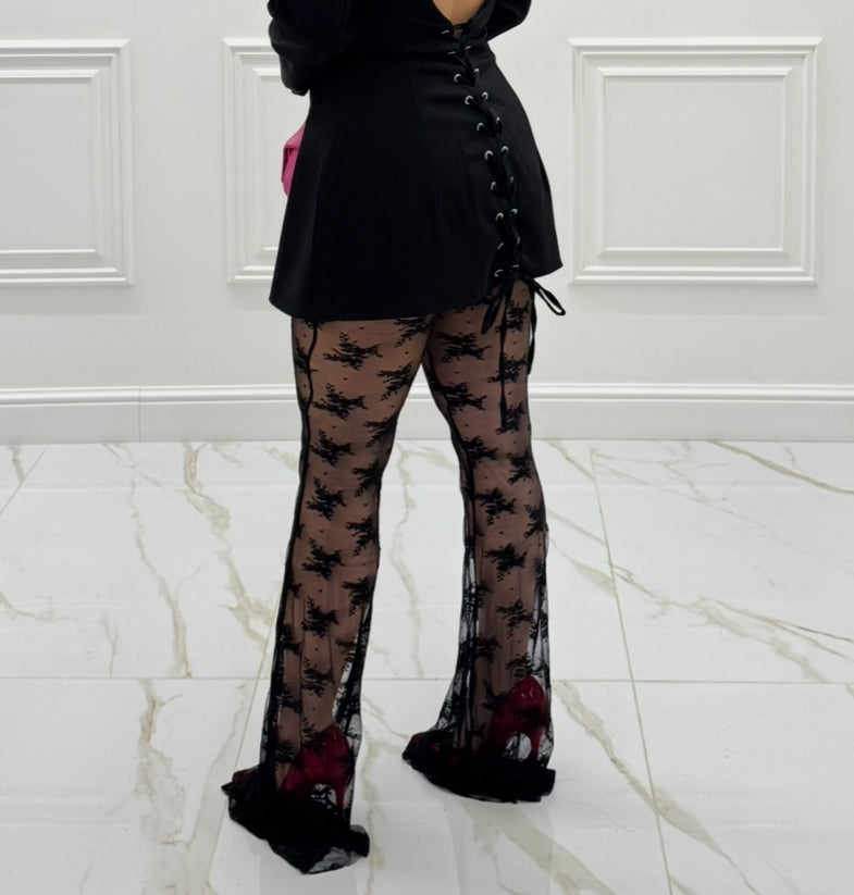 Pantalone ricami
