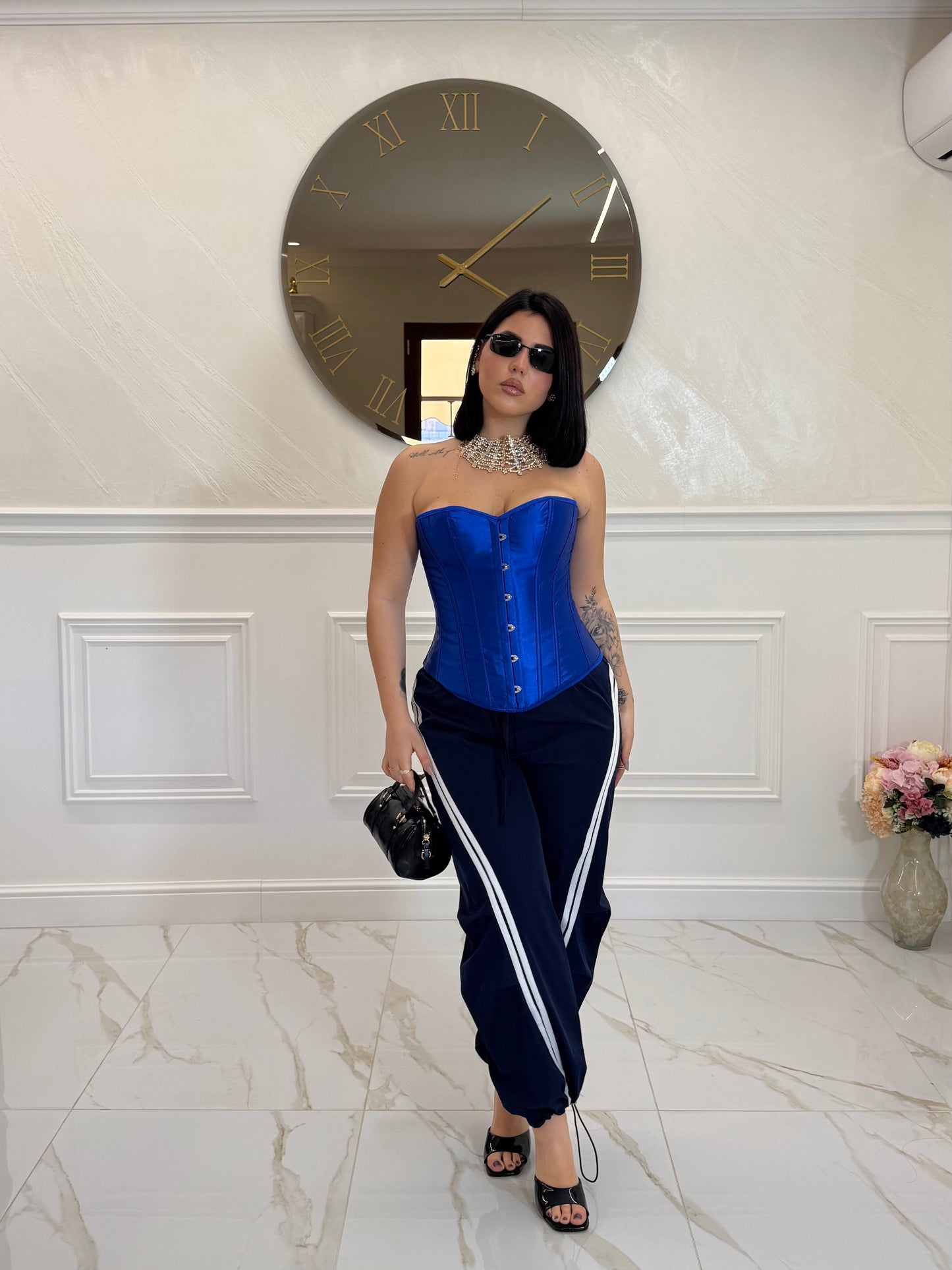 Pantalone Adidas Blu