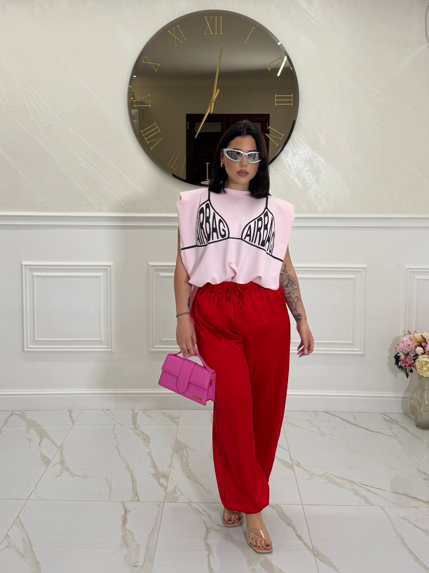 Pantalone Rosé Red
