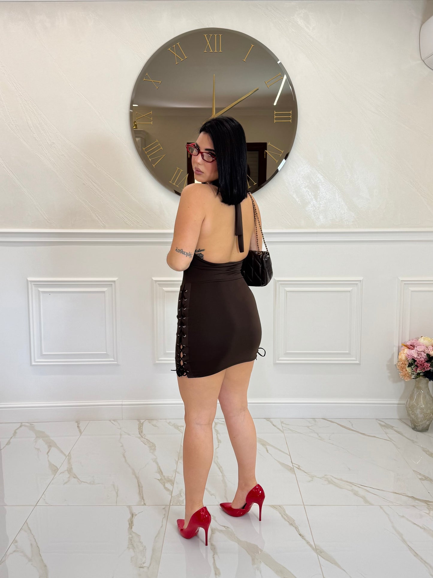 Dress Holy Brown