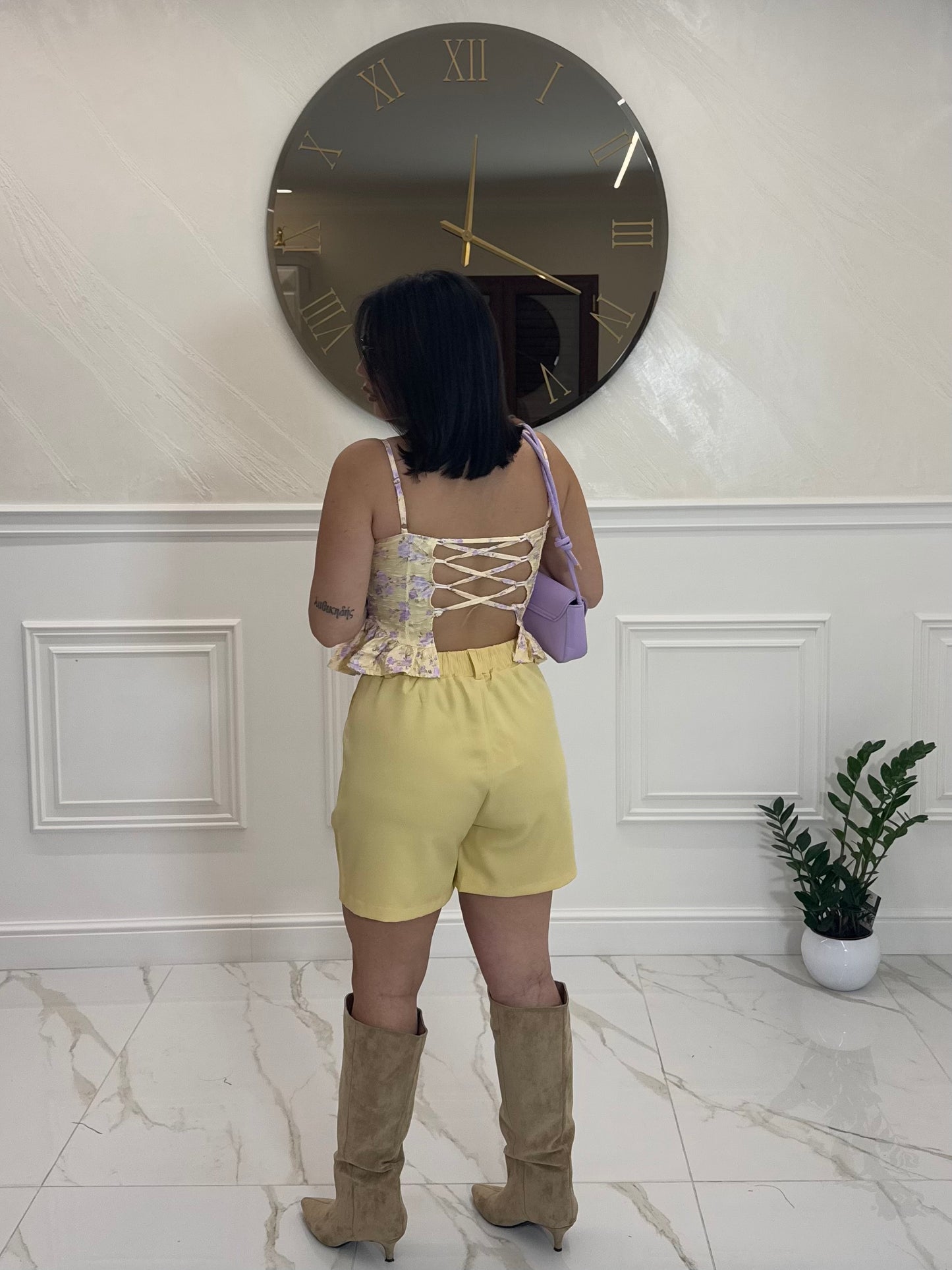 Shorts Amyra Yellow