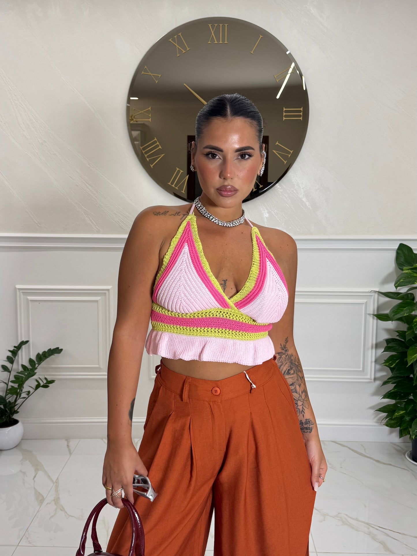 Top CROCHET VARI COLORI