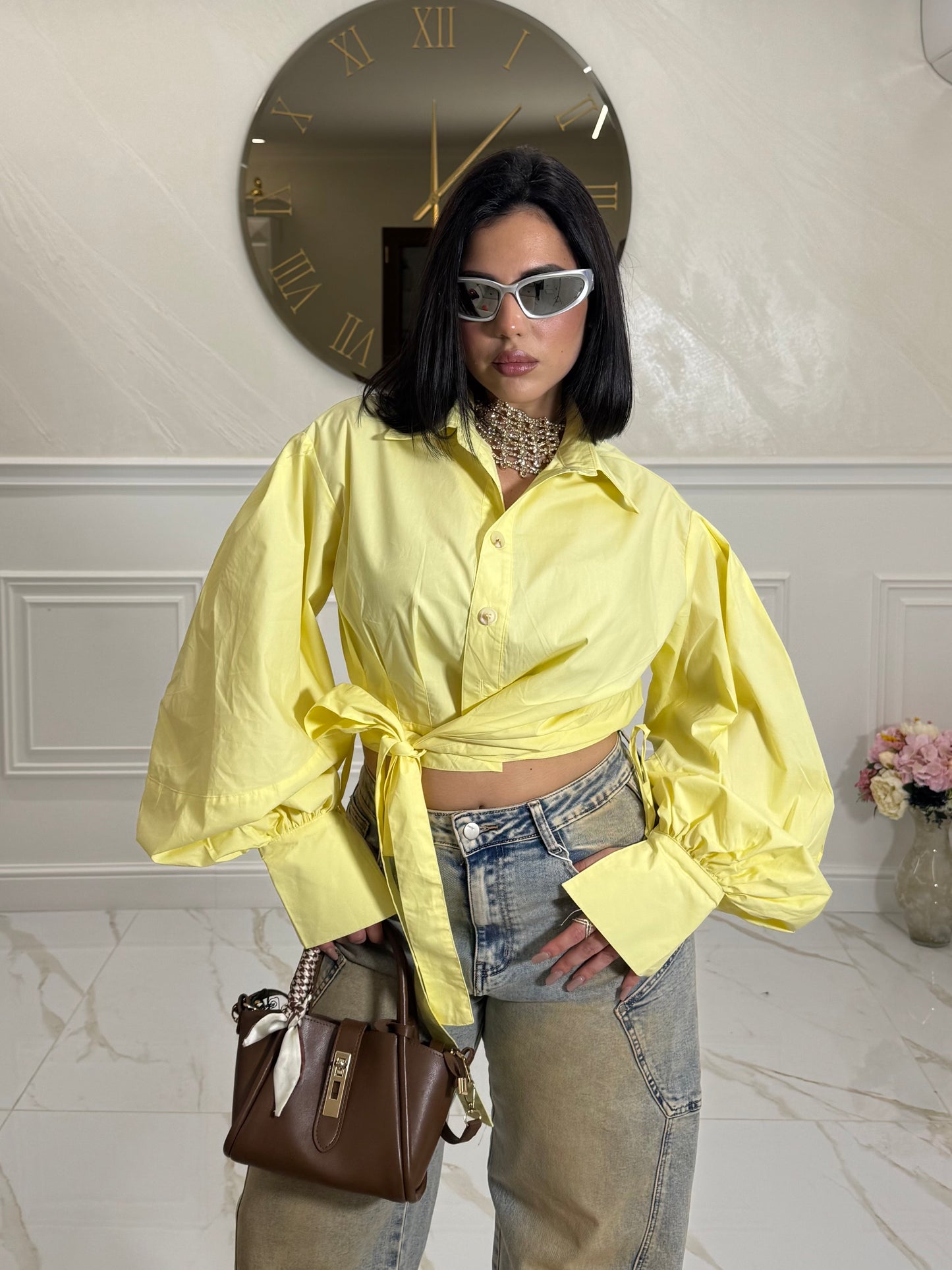 Camicia Ninfea Yellow