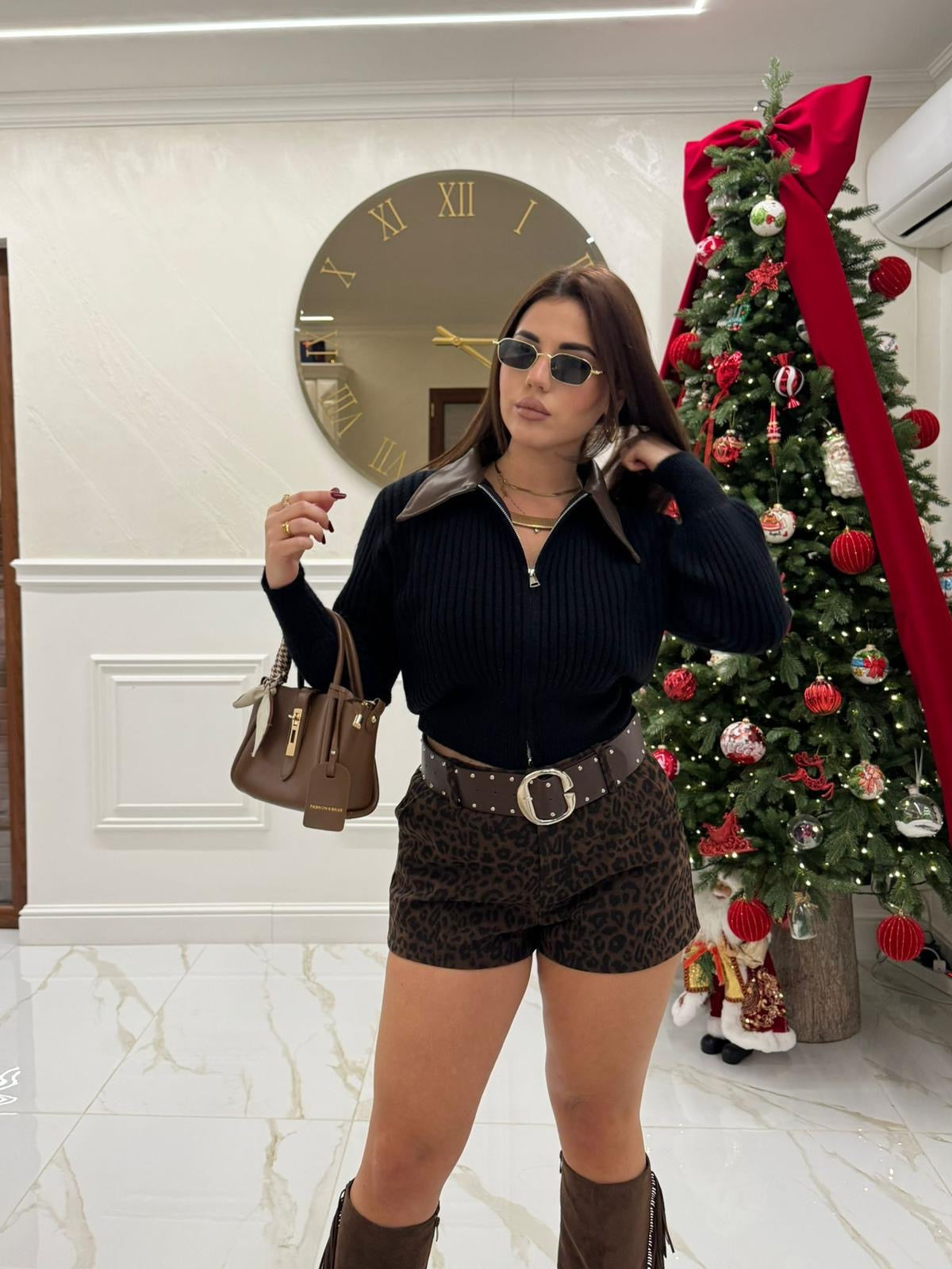 Shorts Baby cinturone