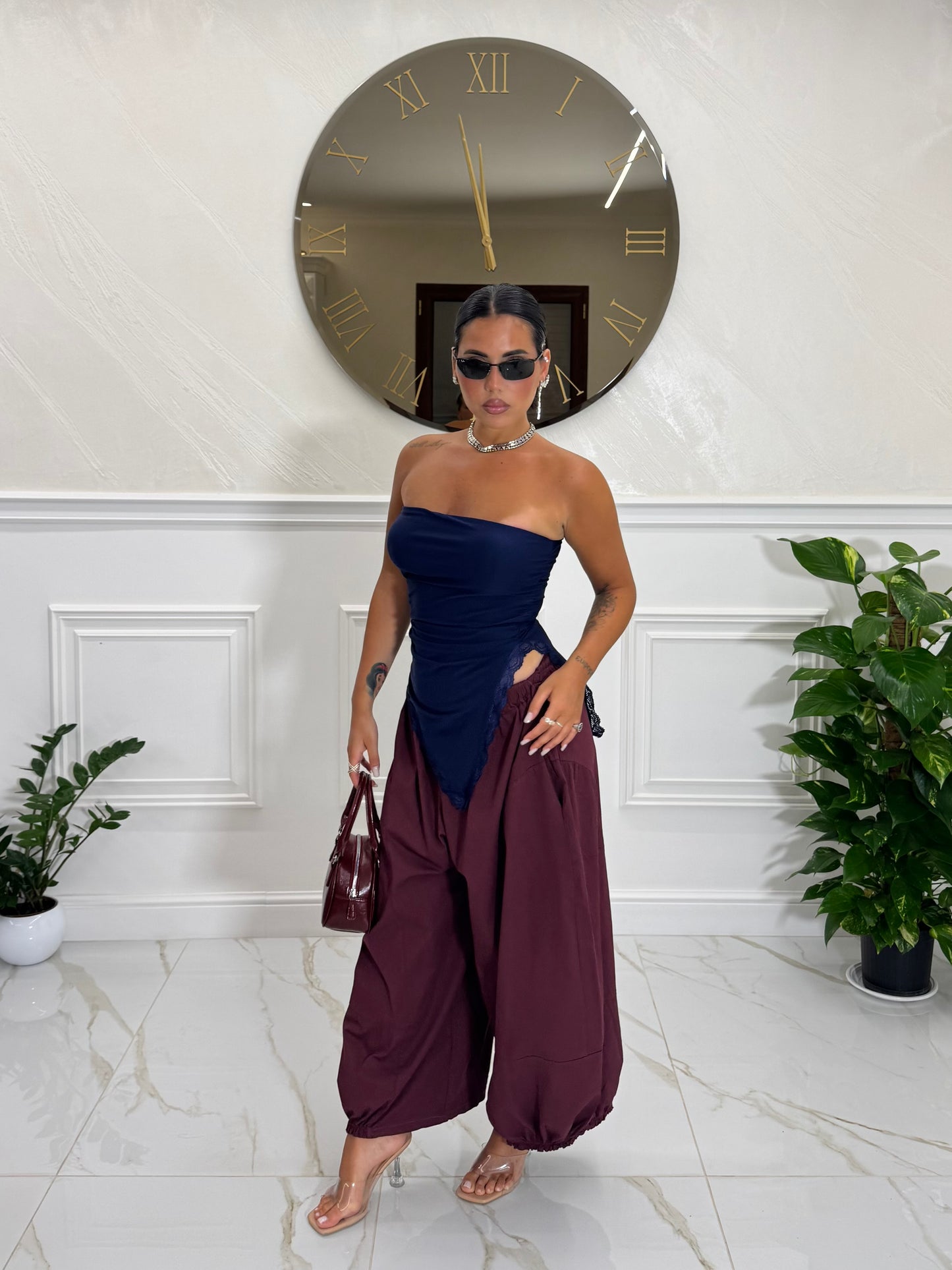 Pantalone UNDERGROUND BORDEAUX