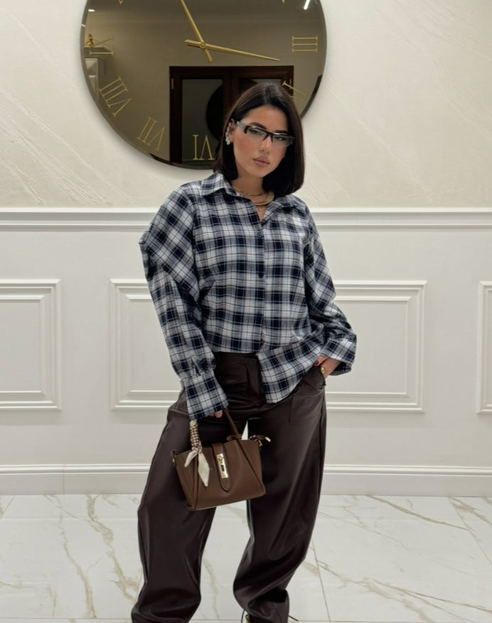 Camicia Quadroni blue