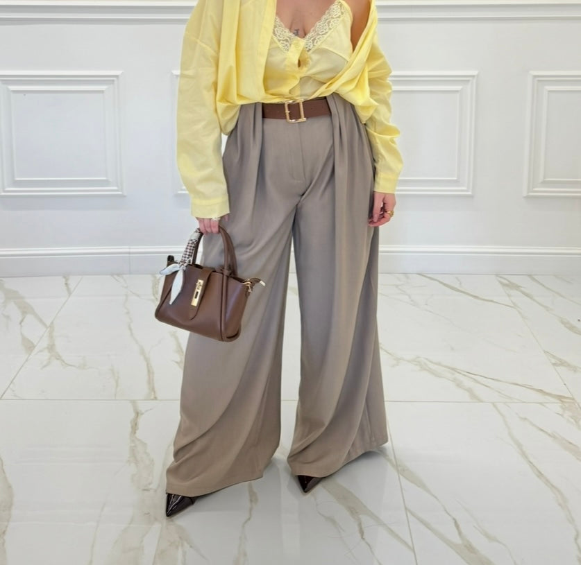 Pantalone Amie tortora