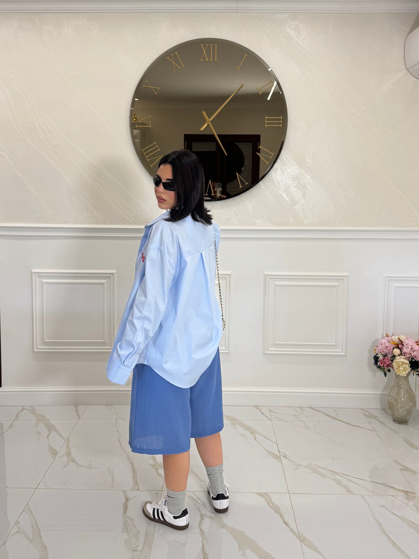 Camicia+Canotta Marais Azzurra
