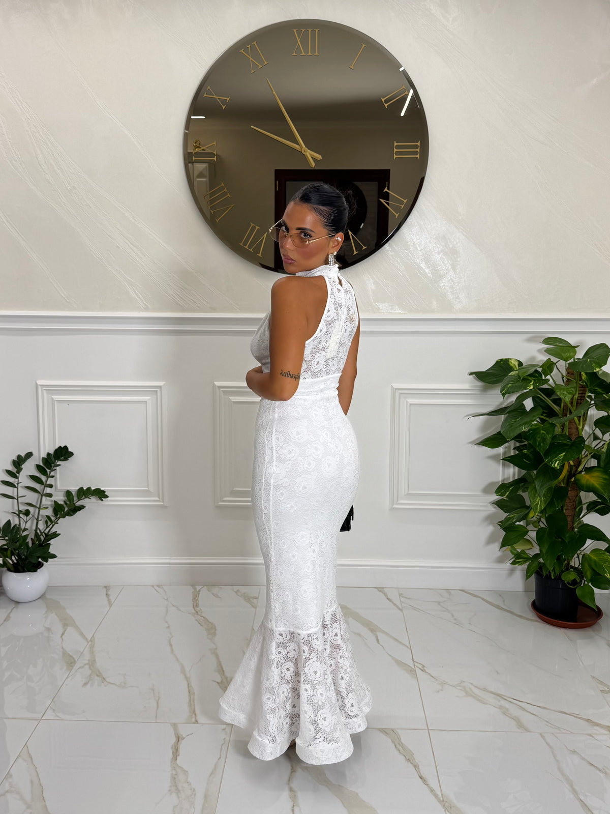 Dress Angel White