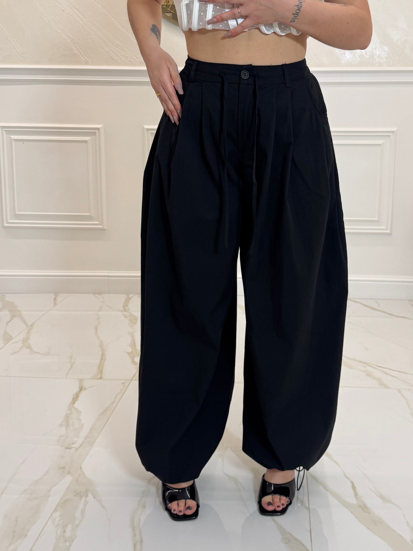 Pantalone Noir Black