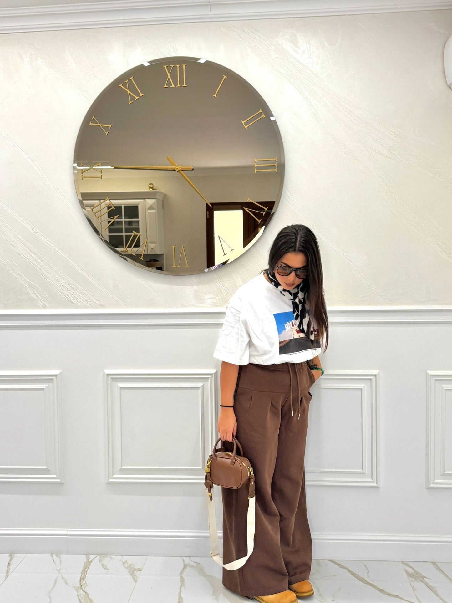 Pantalone tuta brown by Mochy