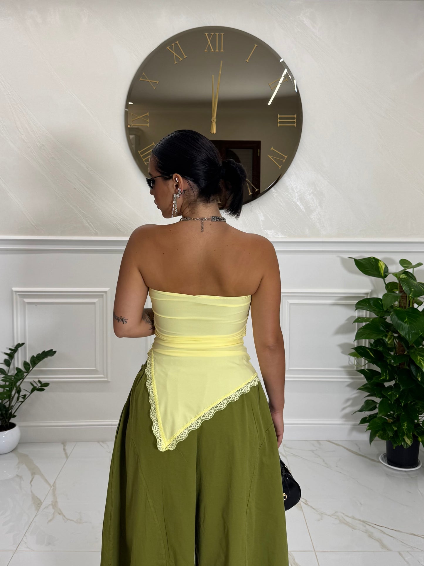 Top MICHELLE YELLOW
