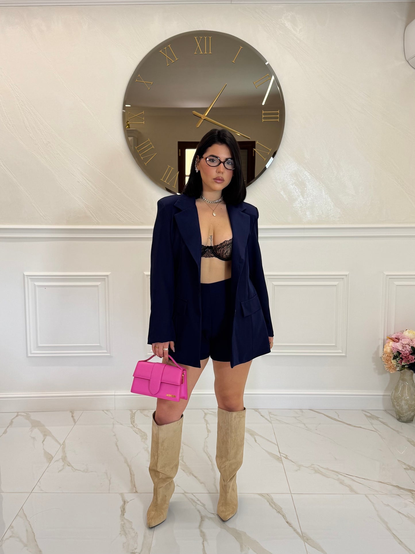 Tailleur Short Blue