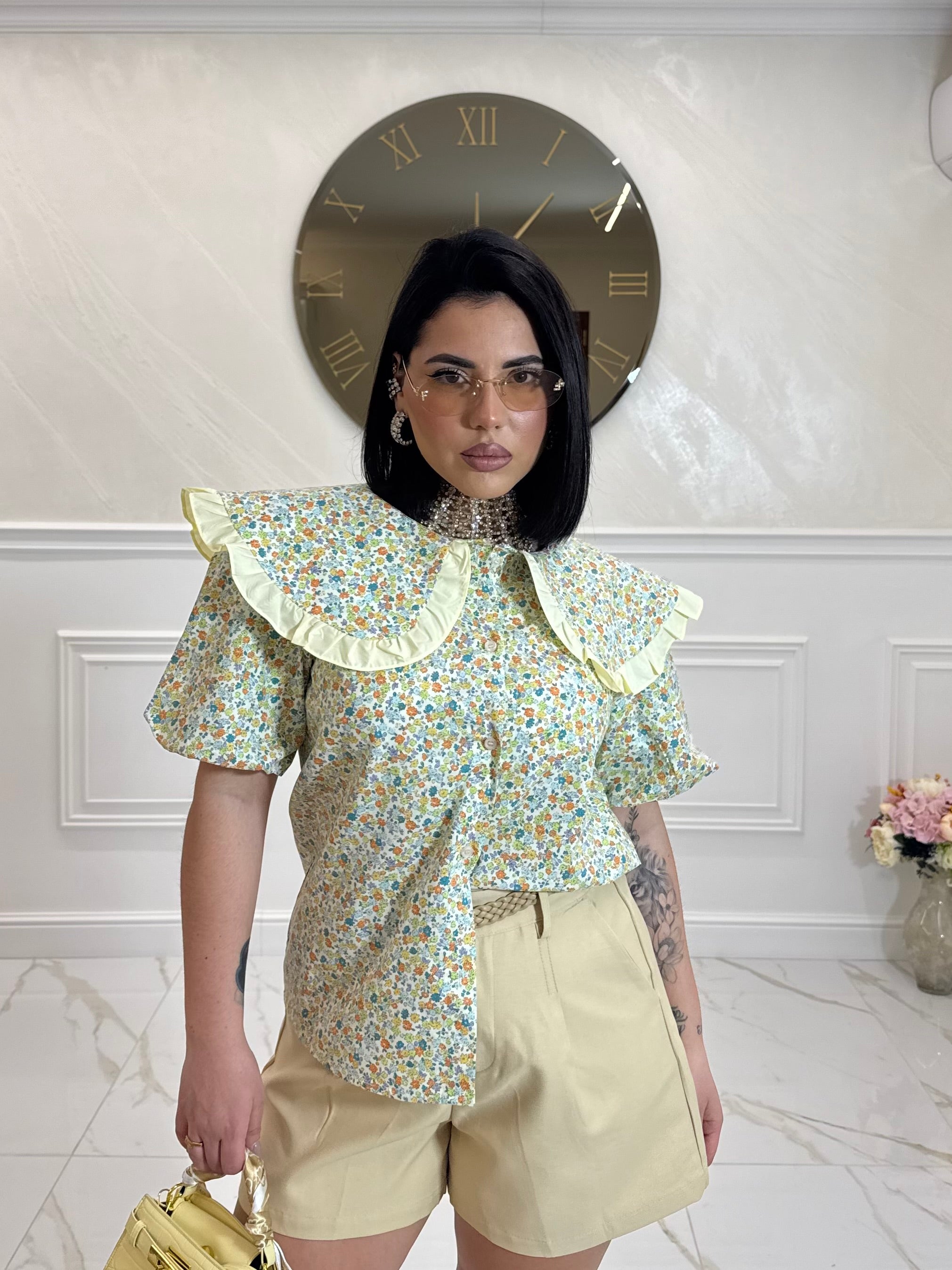 Camicia Colletto Halo