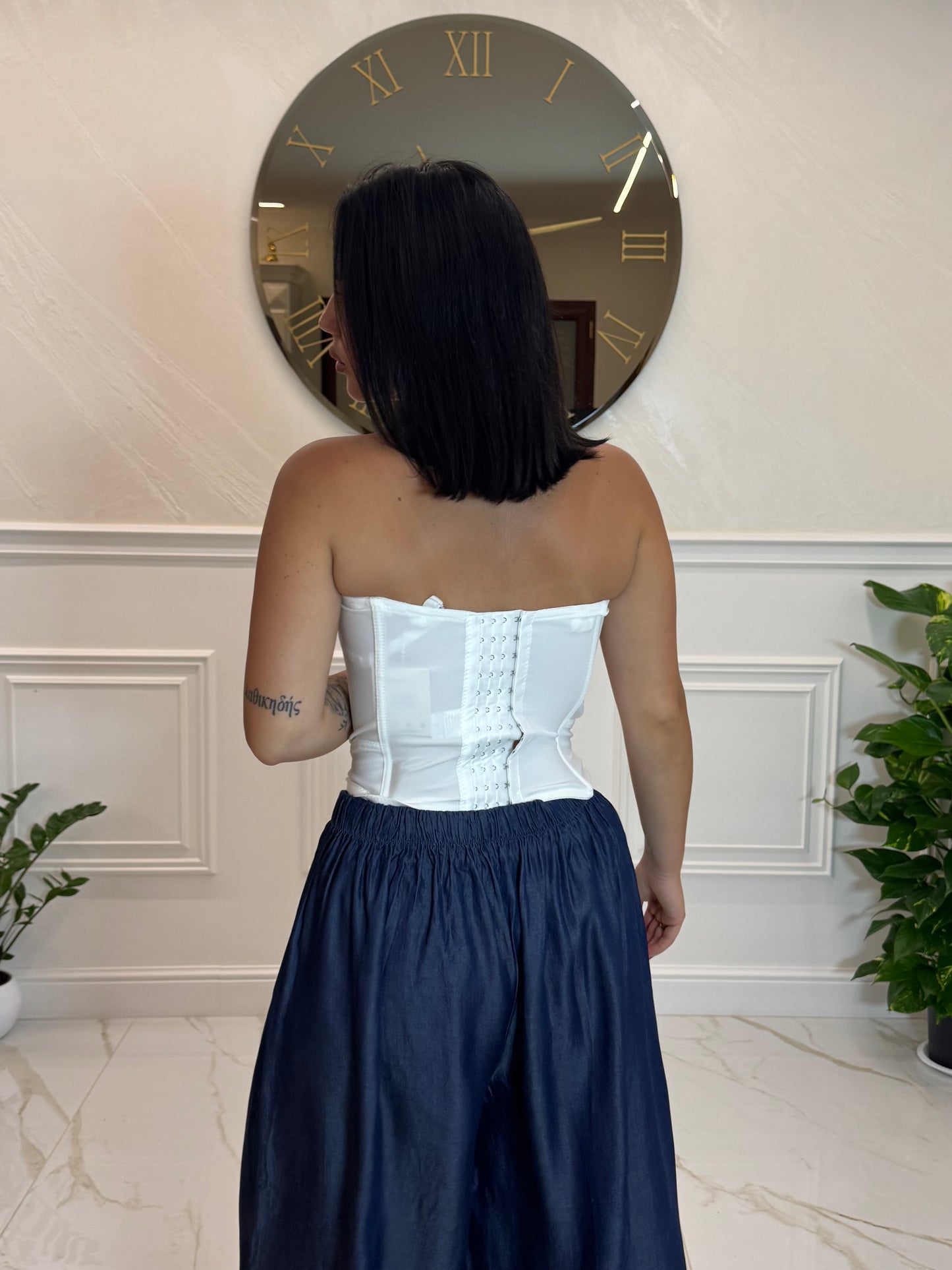 Corpetto Melody White