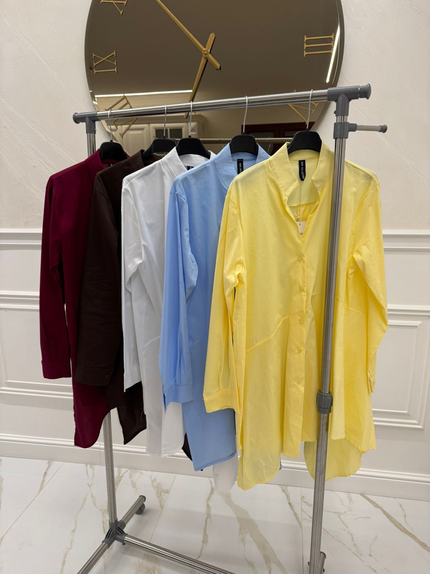 Camicia maxi vari colori