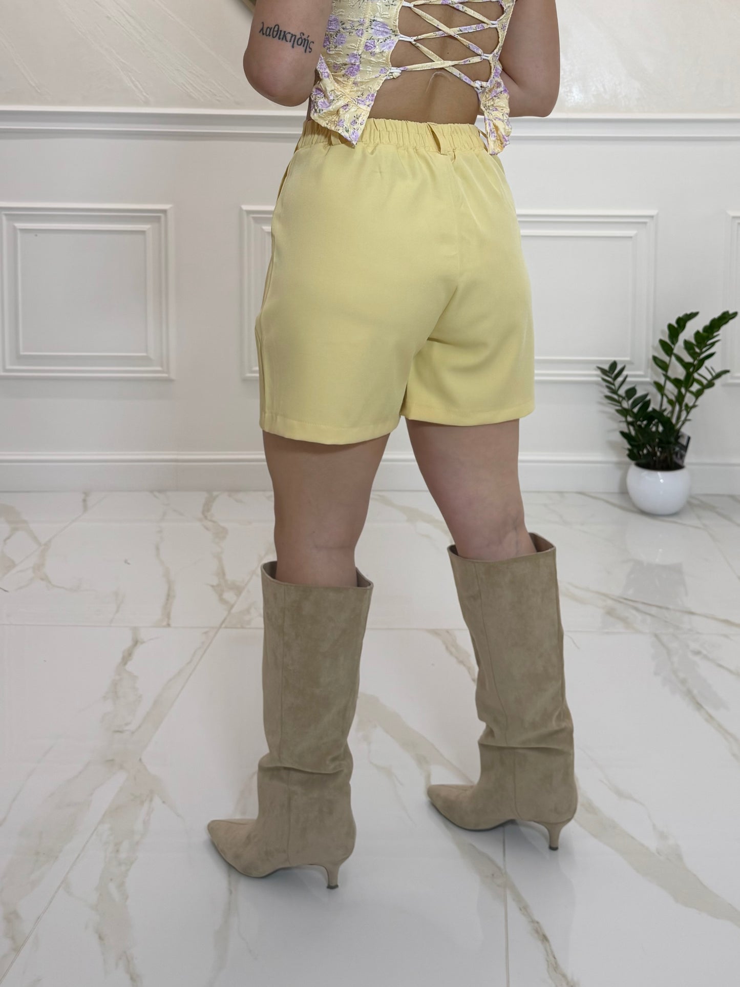 Shorts Amyra Yellow
