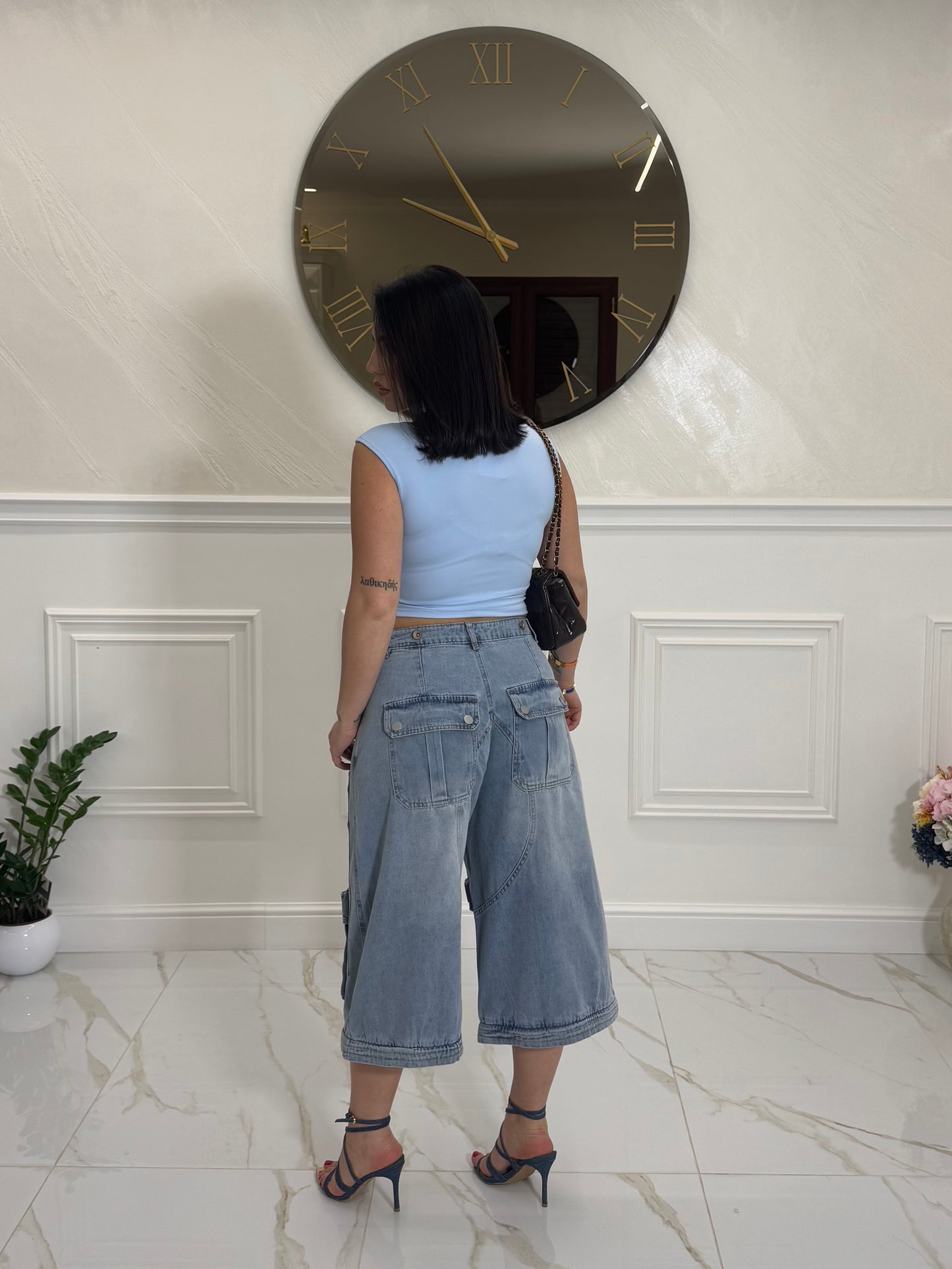 Top Michael Azzurro