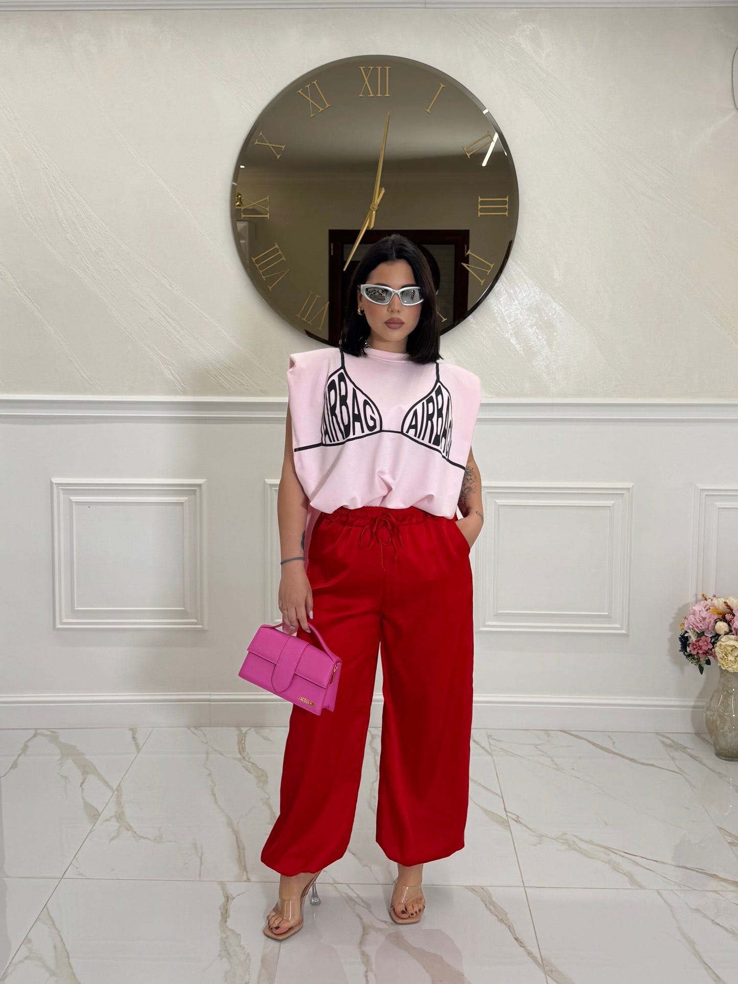 Pantalone Rosé Red
