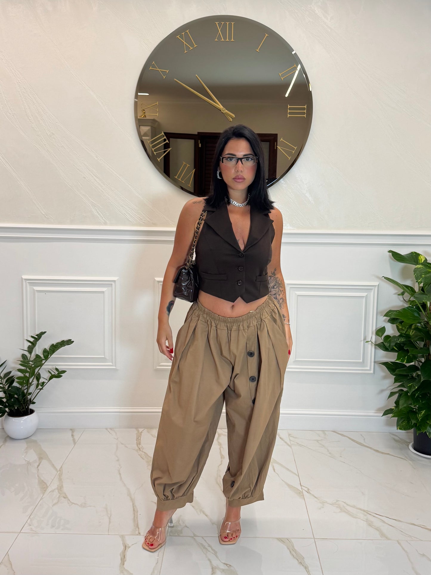 Pantalone Bottom Biscotto