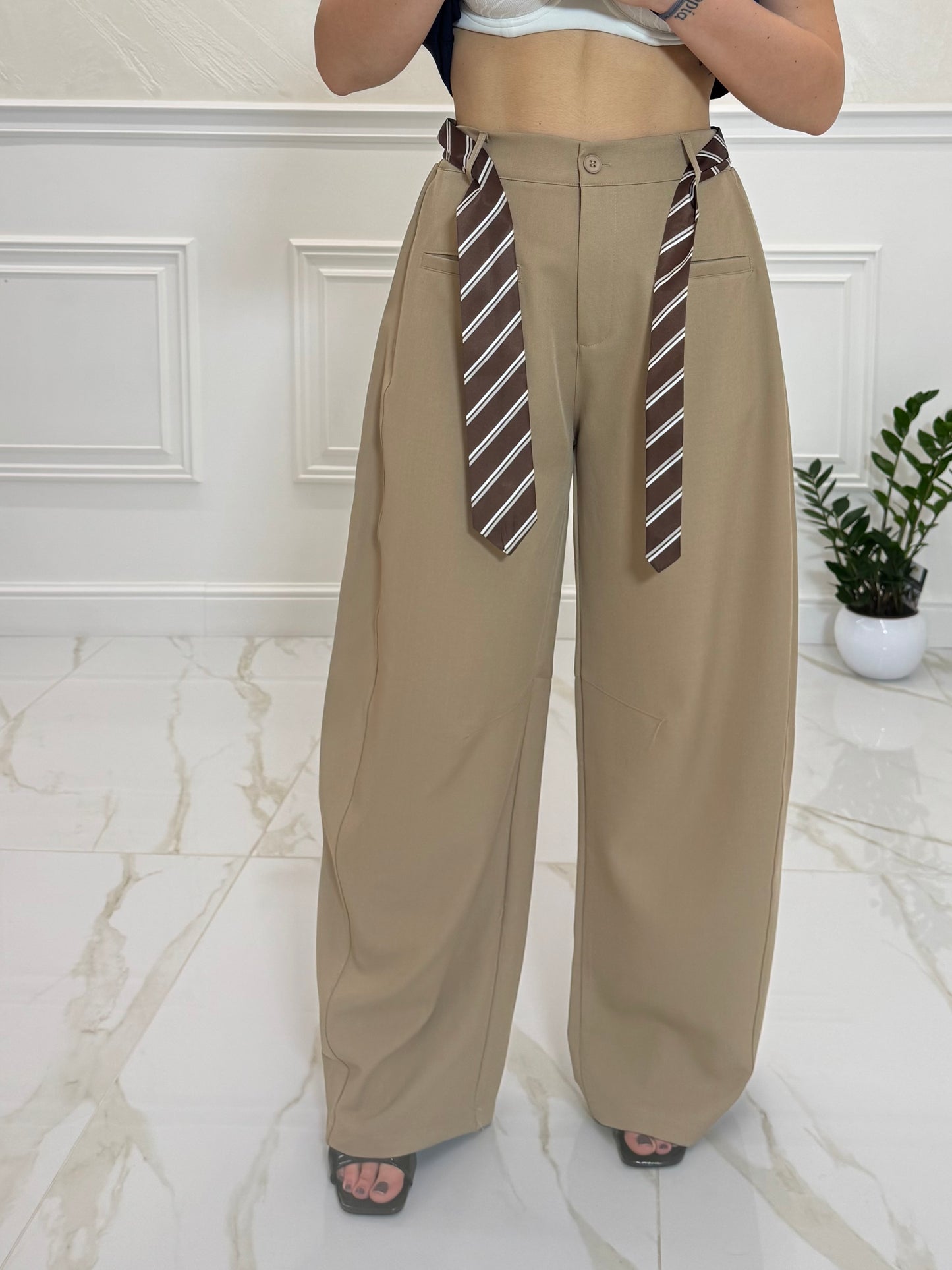 Pantalone Zara Beige