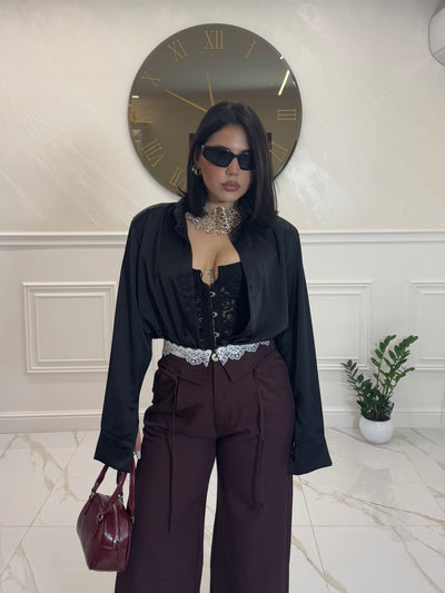 Camicia Raso Black