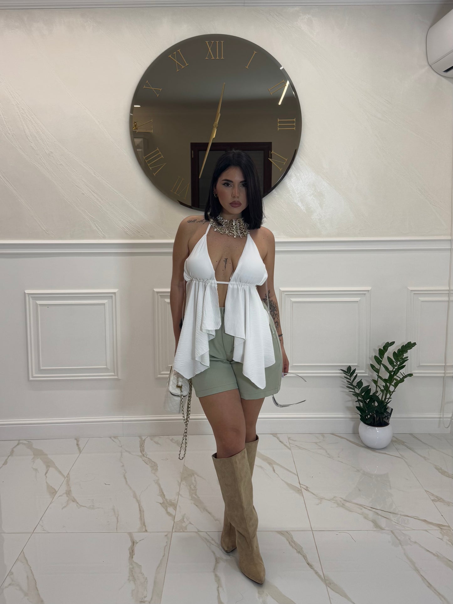 Shorts Amyra Salvia