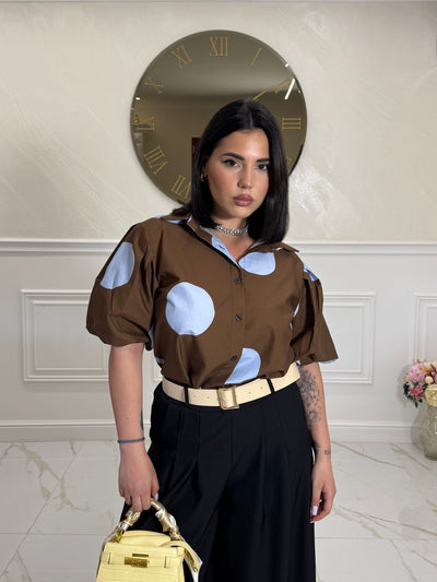 Camicia Bubble Brown