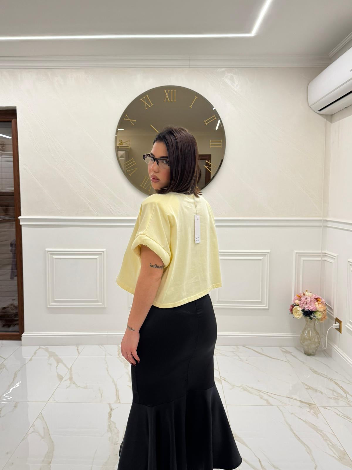 T-Shirt Amour yellow
