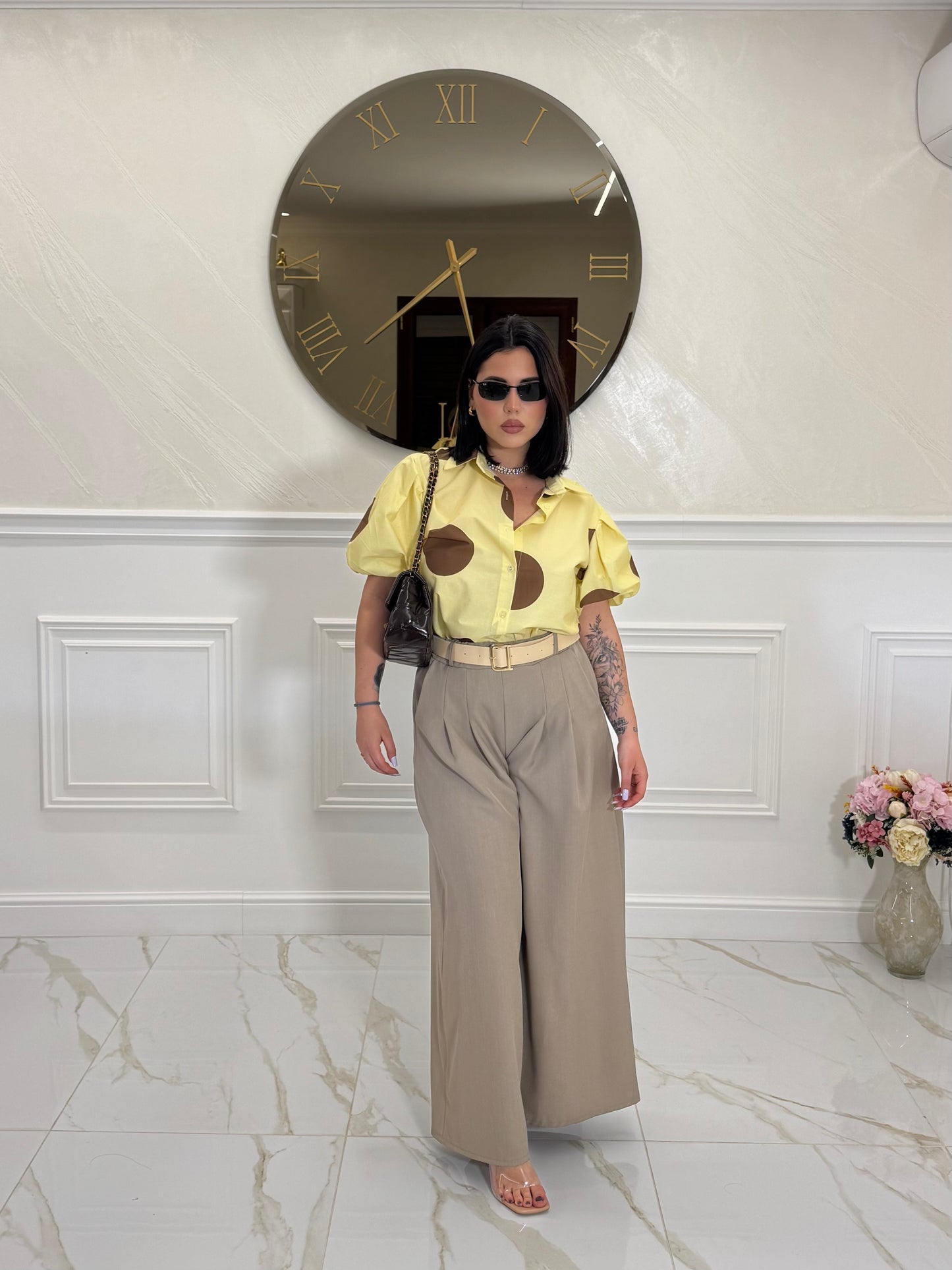 Camicia Bubble Yellow