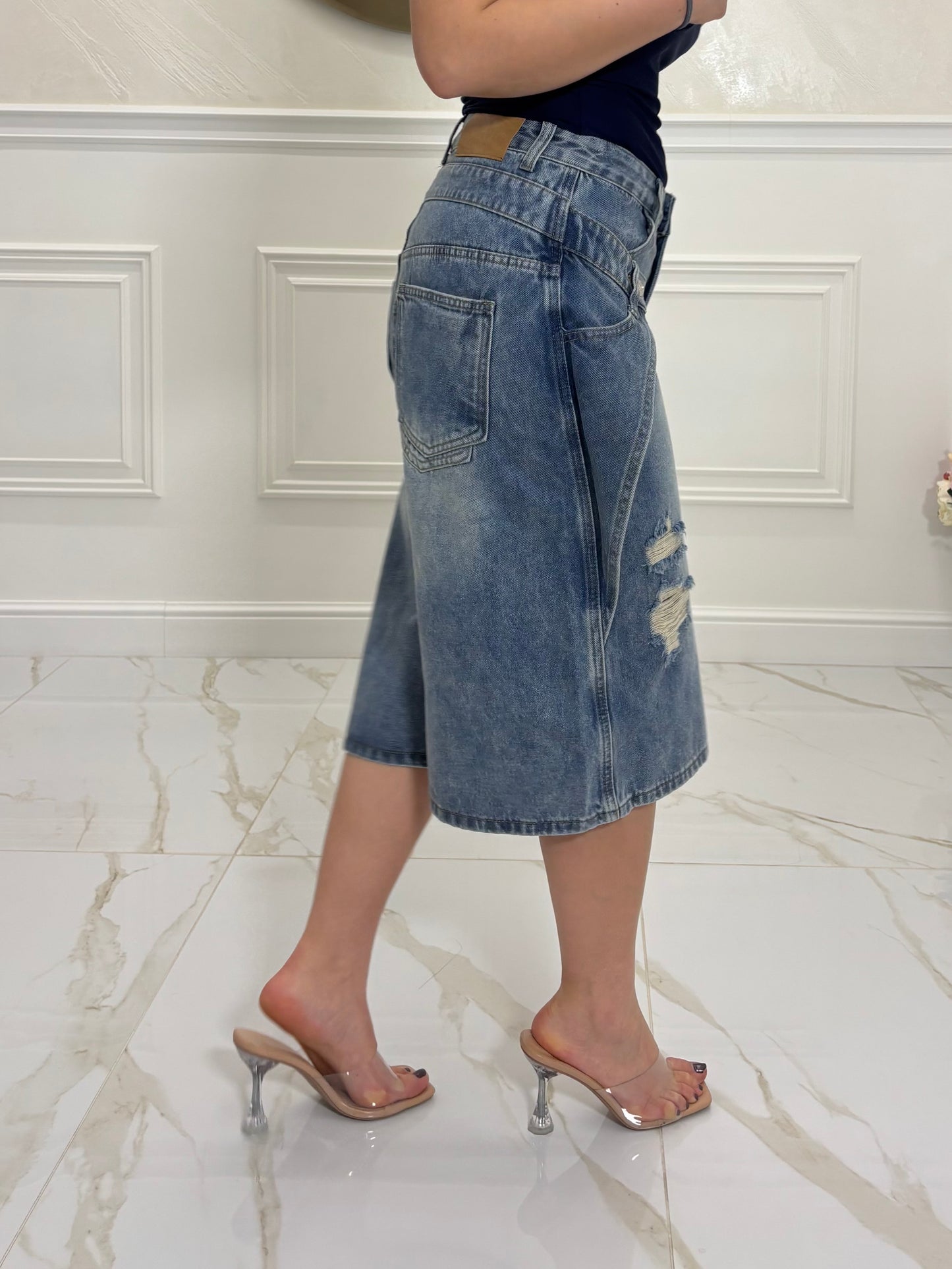 Bermuda Jeans Pocket