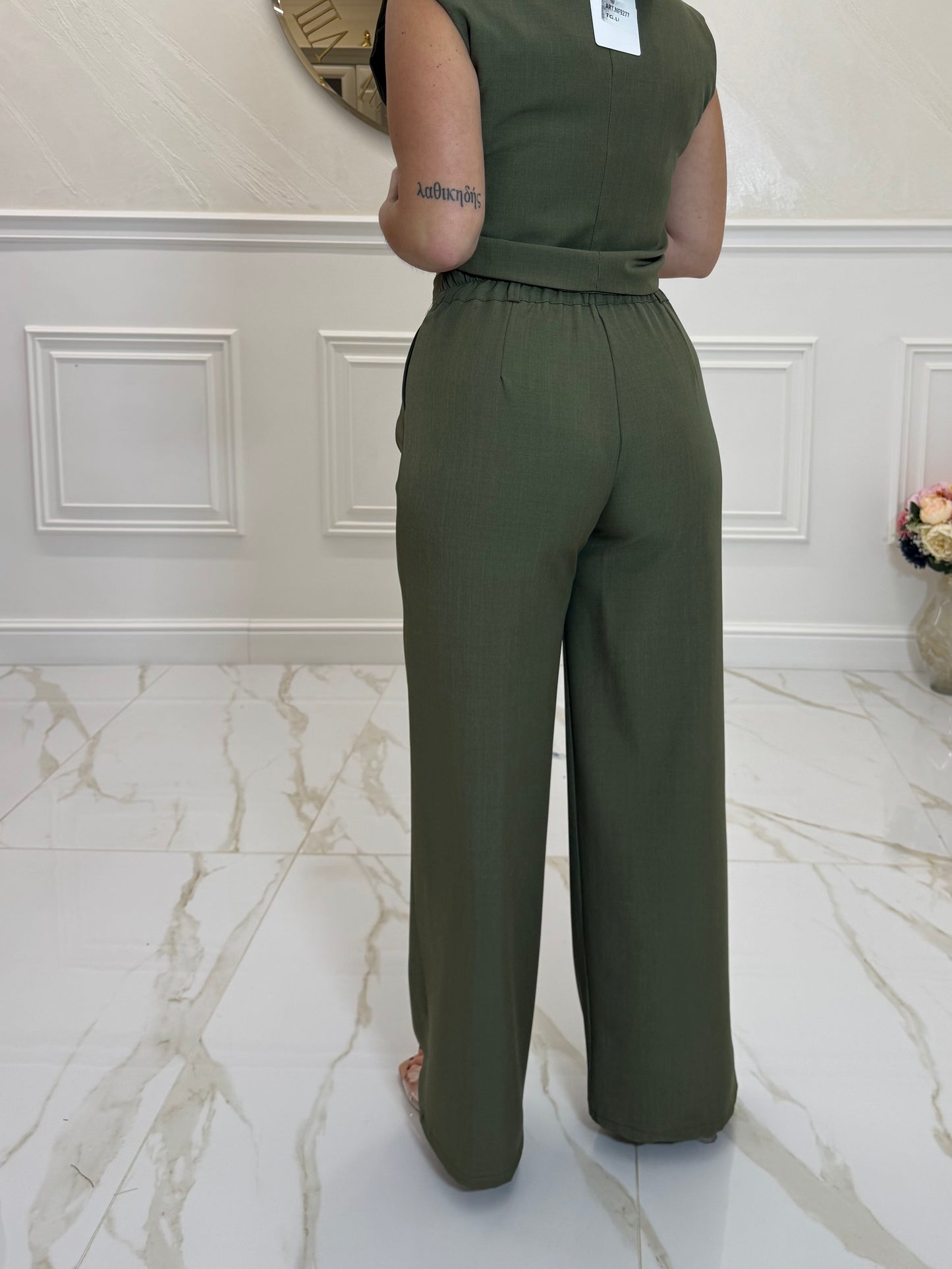 Tailleur gilet verde