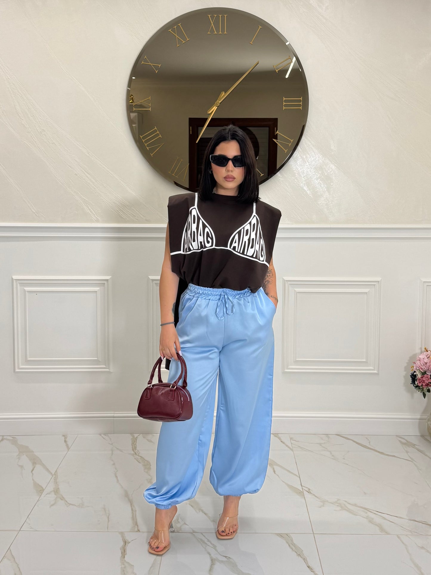 Pantalone Rosé Azzurro