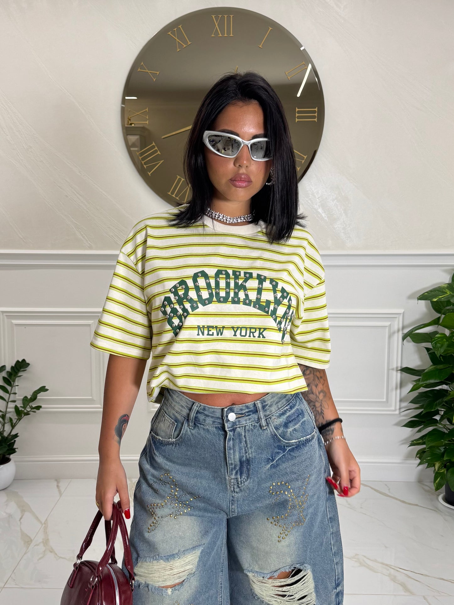 T-Shirt Brooklin verde