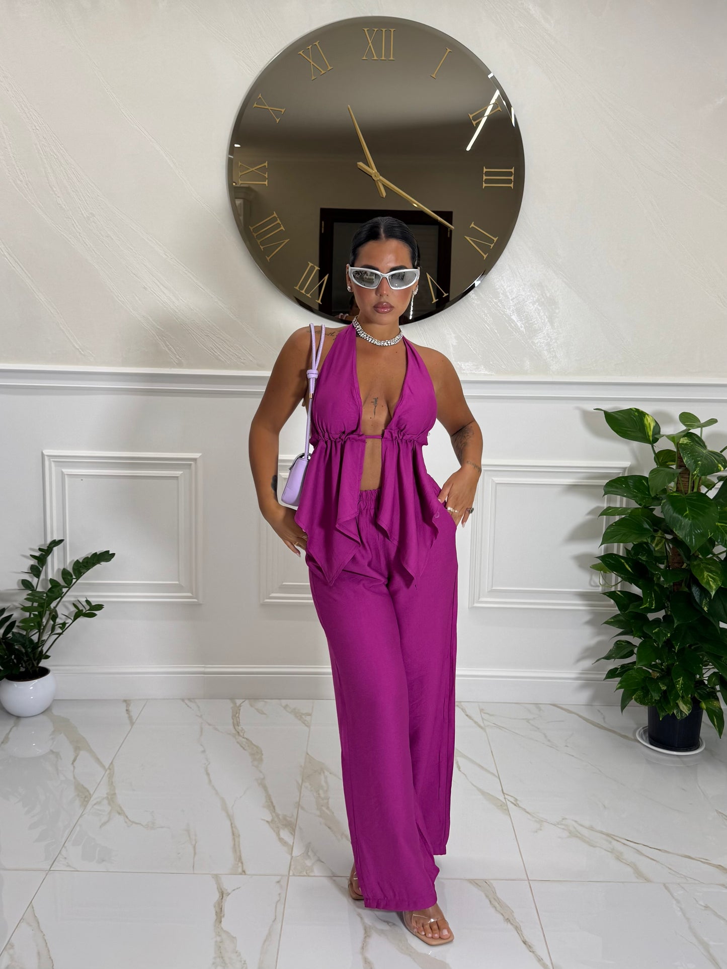 COORDINATO ALLIE VIOLA