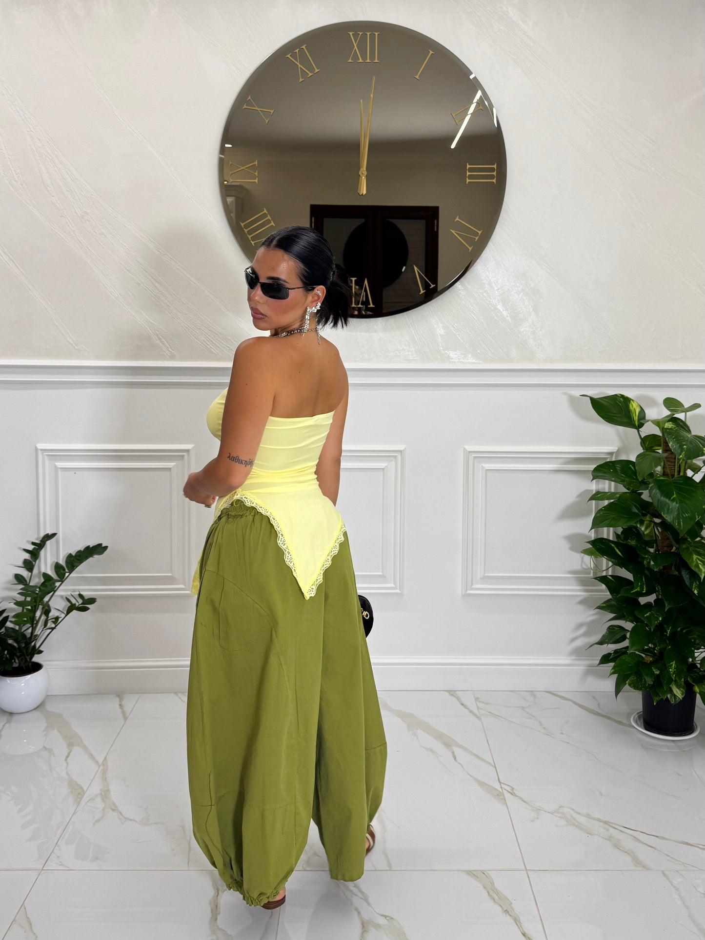 Top MICHELLE YELLOW