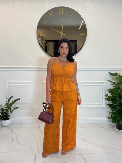 Coordinato Pizzo San Gallo Orange