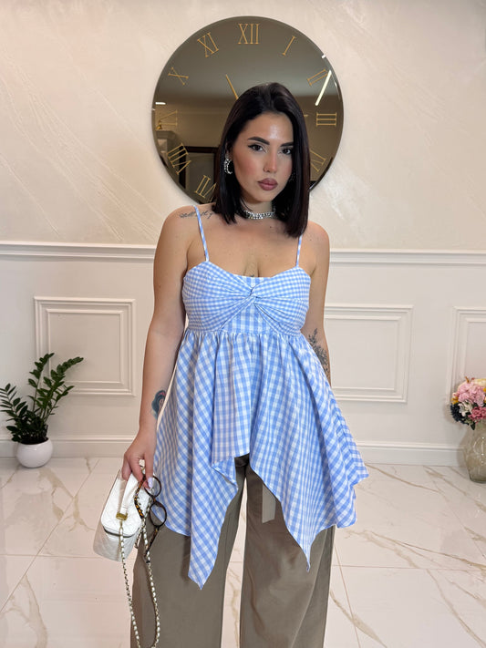 Top Federica Azzurro