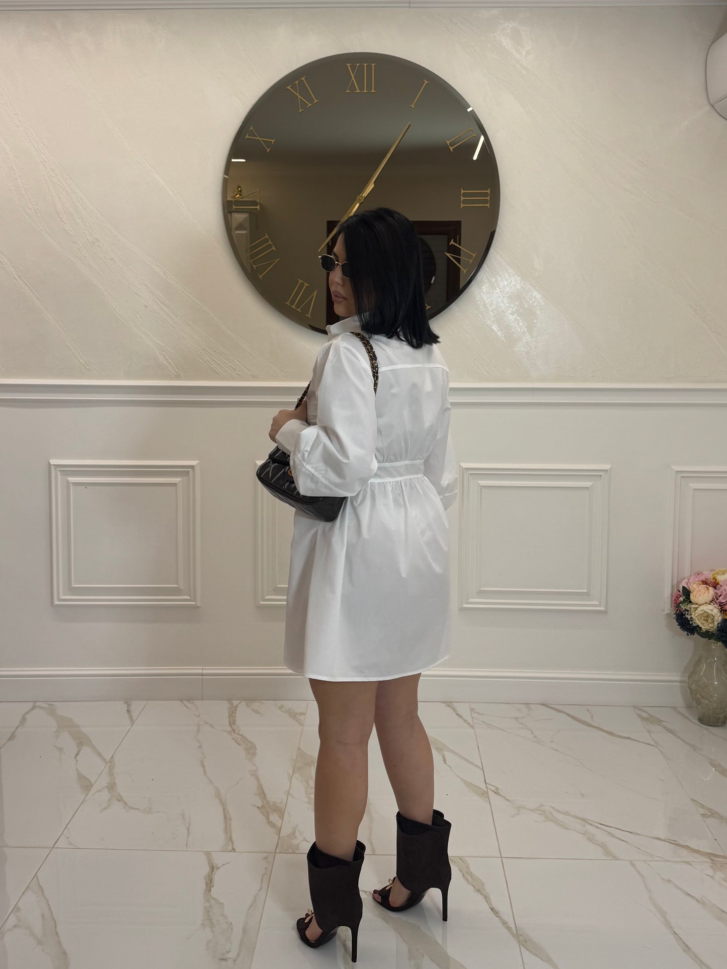Dress Camicia white