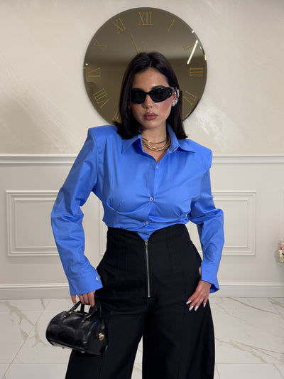 Camicia Heart Cobalto
