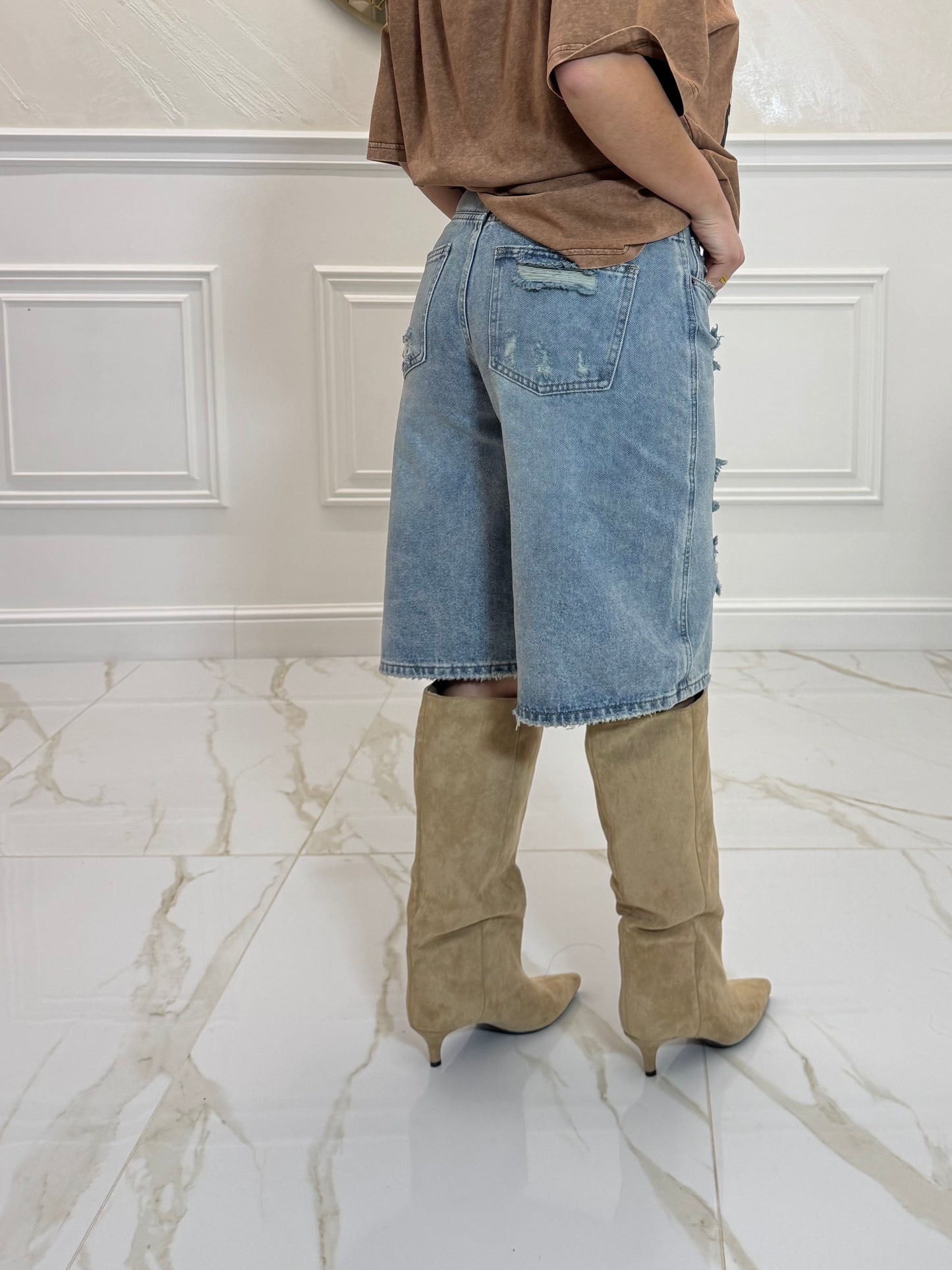 Jeans bermuda Bon