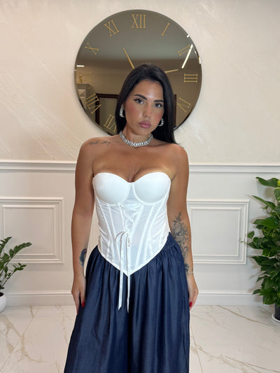 Corpetto Melody White