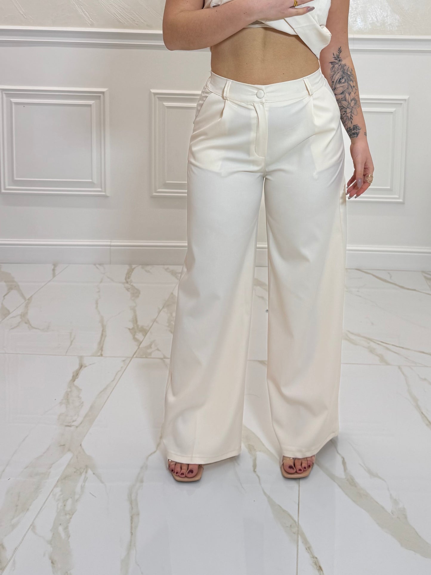 Tailleur Gilet Panna