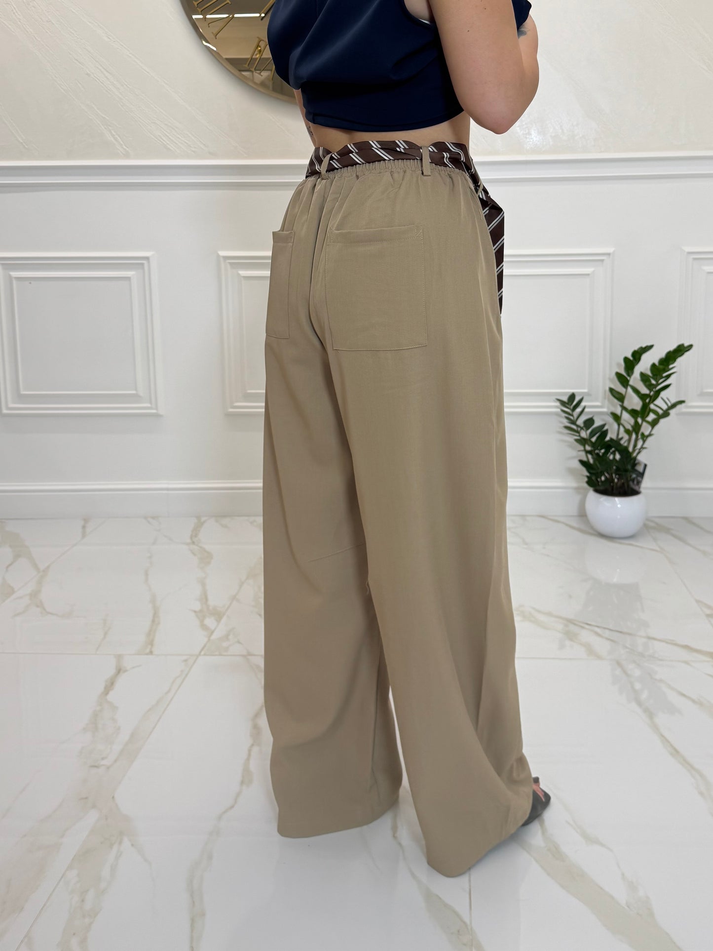 Pantalone Zara Beige