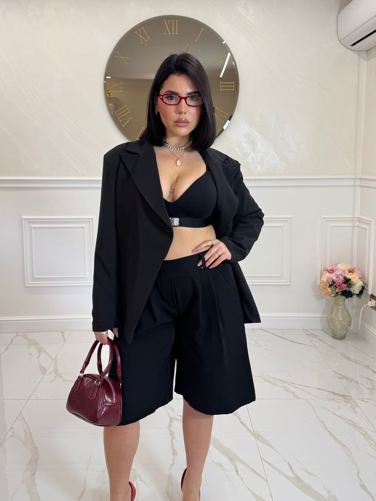 Tailleur Bermuda Black
