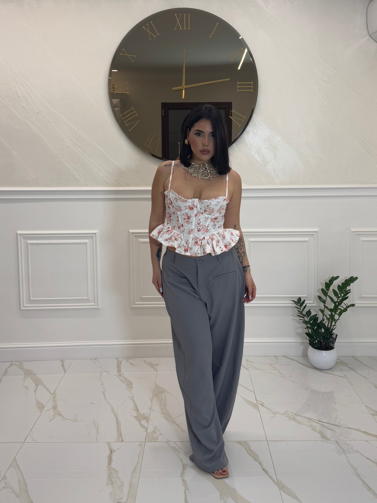 Pantalone Zara Grey