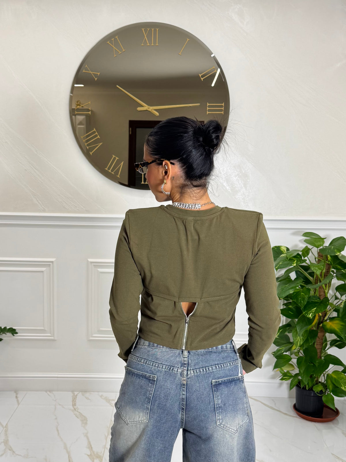 Maglia Retro Zip