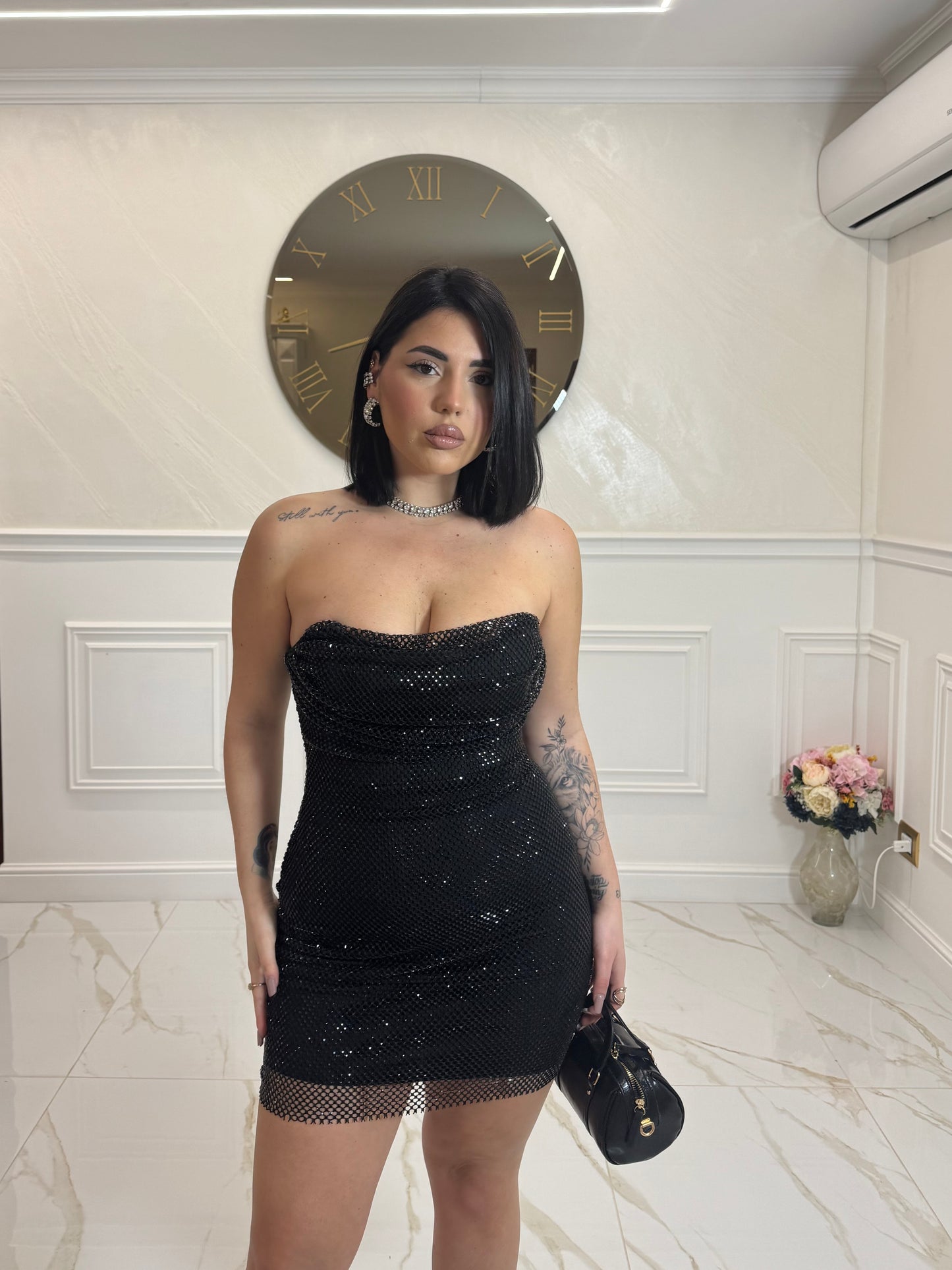 Dress Crystal black