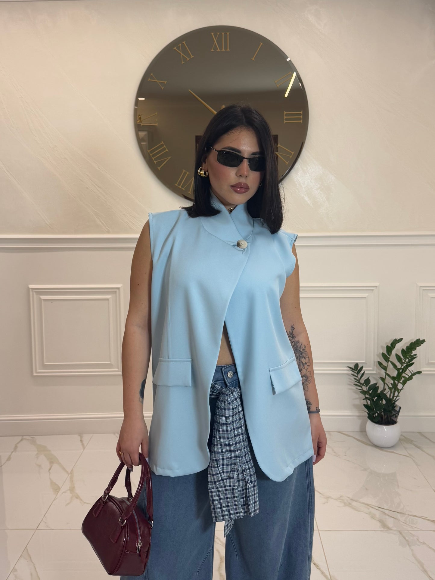 Blazer Haley Azzurro