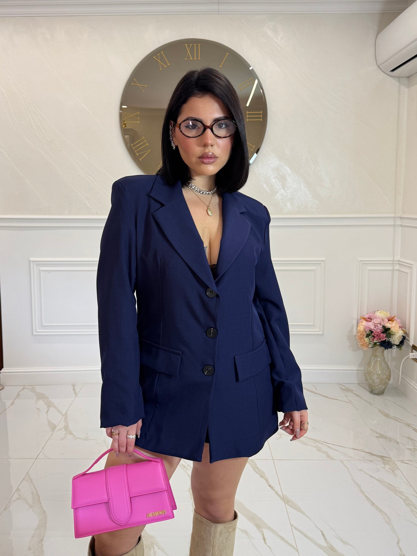 Tailleur Short Blue